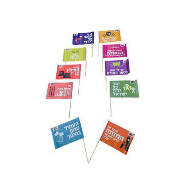 תמונה של דגלון יד לילדים (מפלסטיק איכותי)