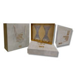 תמונה של ערכת פמוטים דקורטיביים + שקית {"שבת שלום"}