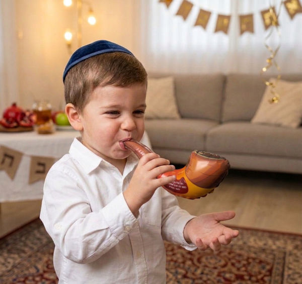 תמונה של בלון אישי בצורת שופר